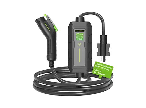 Aweltec CEVMaster Livello 1+2 Caricatore EV 16A 110-240V J1772 Portatile 16FT